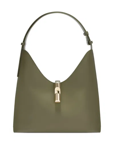 Furla Medium Goccia Shoulder Bag In Green