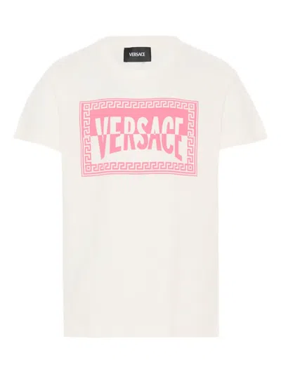 Versace Short-sleeve T-shirt In Neutral