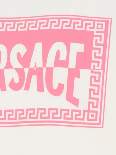 Versace Short-sleeve T-shirt In Neutral