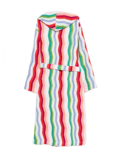 Missoni Hooded Stripe-pattern Bath Robe In Multi