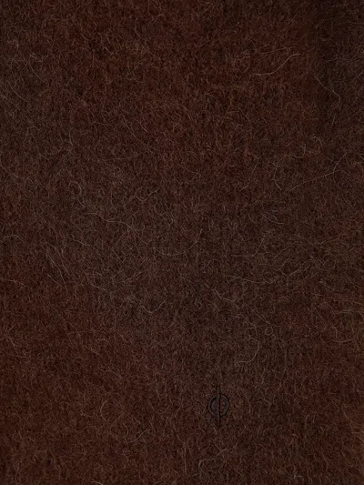 Samsoe & Samsoe Sajeanne Buttoned V-neck Vest In Brown