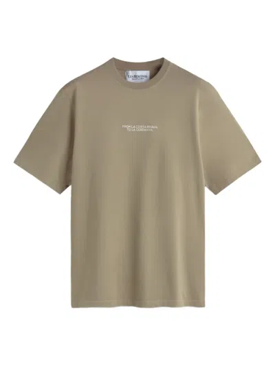 Les Héritiers Printed T-shirt In Neutral