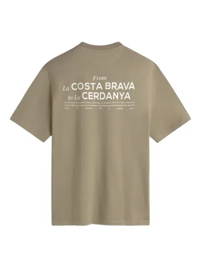 Les Héritiers Printed T-shirt In Neutral