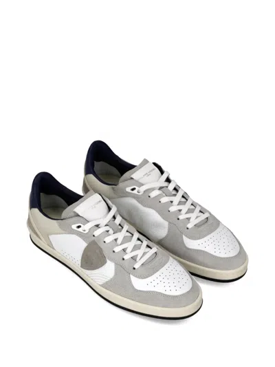Philippe Model Pgal Perforated Patch Trainers In White