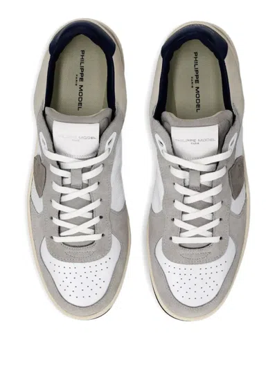Philippe Model Pgal Perforated Patch Trainers In White