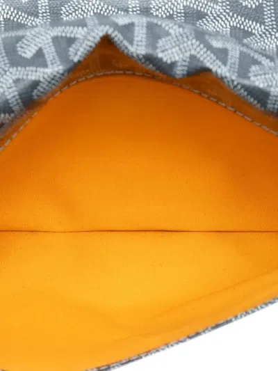 Pre-owned Goyard 2017 Ine Sainte Marie Mm Clutch Bag In Gray