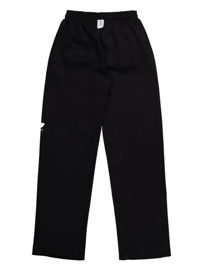 Prototypes Logo-print Trousers In Black