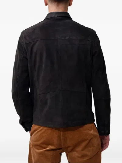 Poche Paris Zip-up Jacket In Black