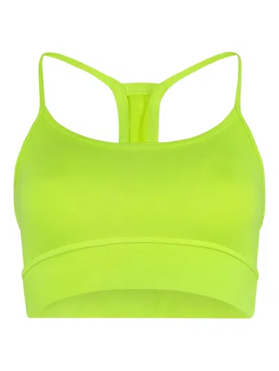 Electric & Rose Racer-back Tank Top In Green