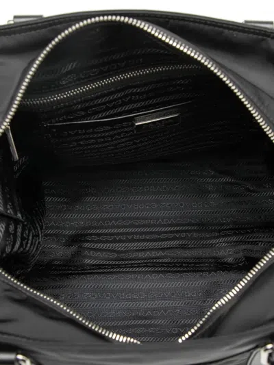 Pre-owned Prada 2013-2025 Tessuto Satchel In Black