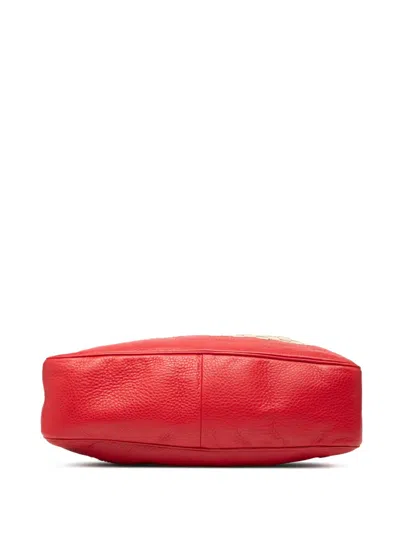 Pre-owned Gucci 2000-2015 Gg Canvas Bamboo Diana Satchel In Brown