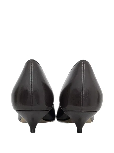 The Row Pointed-toe Kitten-heel Pumps In Black