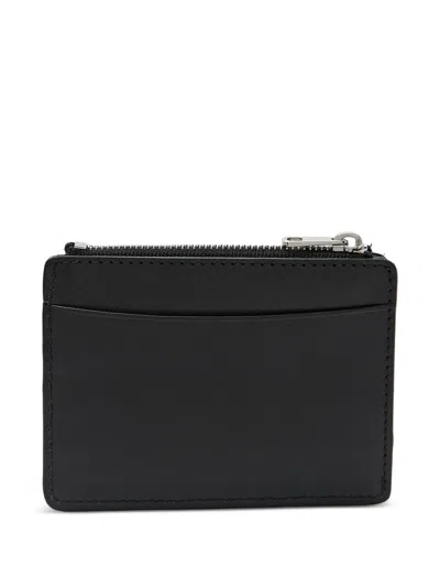 Apc A.p.c. Leather Card Holder In Black