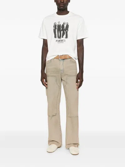 In The Box Neatles-print T-shirt In White