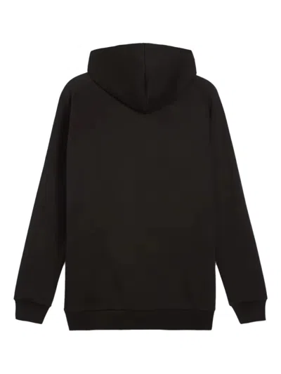 Puma Hooded Race Sweatshirt In Black