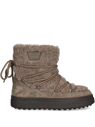 Gant Lace-up Ankle Boots In Brown