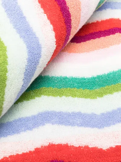 Missoni Striped-pattern Beach Towel In Multi