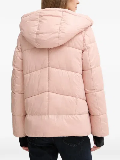Geox Quilted-pattern Padded Jacket In Pink