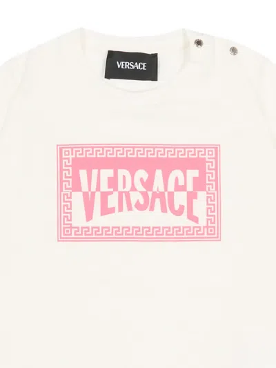 Versace Graphic Short-sleeve T-shirt In White