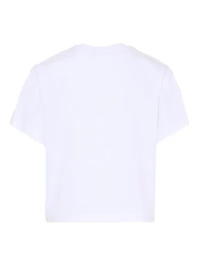 Max & Co Polka-dot Short-sleeve T-shirt In White