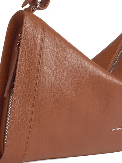 Coccinelle Elinor Shoulder Bag In Brown