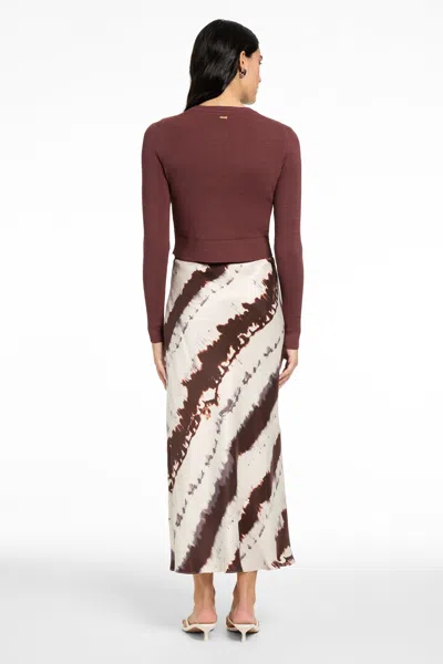 Toccin Pos - Zoe Classic Cropped Cardigan In Blue