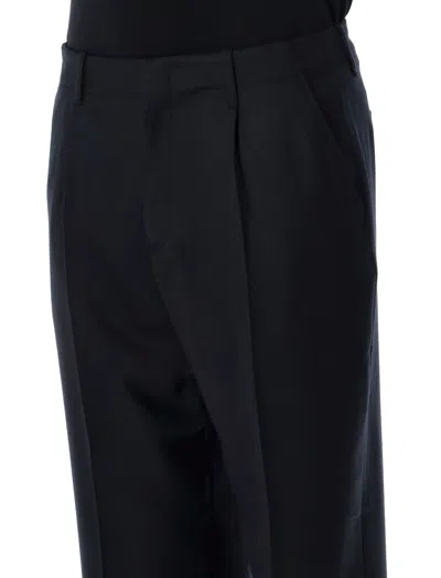 Our Legacy Borrowed Wool Chino In Blue