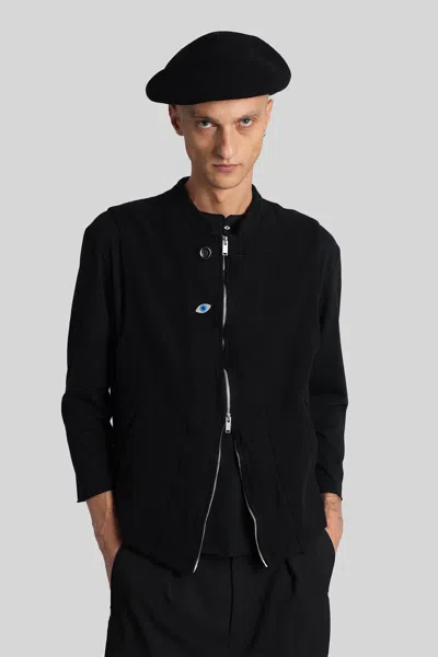 Undercover Vest In Black Wool In Black