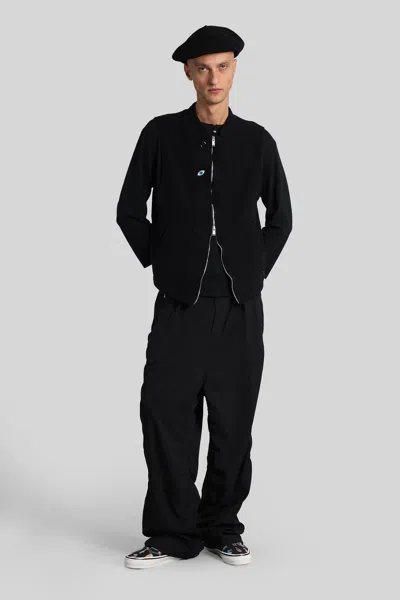 Undercover Vest In Black Wool In Black