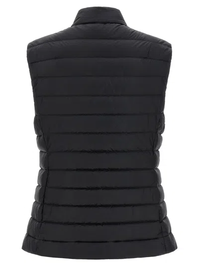 Moncler Igens Quilted Longue Gilets In Black