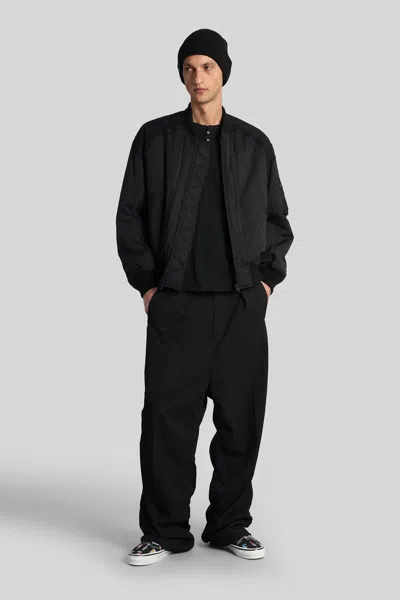 Undercover Bomber Jacket In Black Wool In Blue