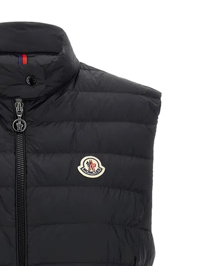 Moncler Igens Quilted Longue Gilets In Black