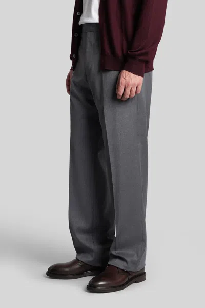 Tagliatore P-nat04 Pants In Grey Polyester In Gray