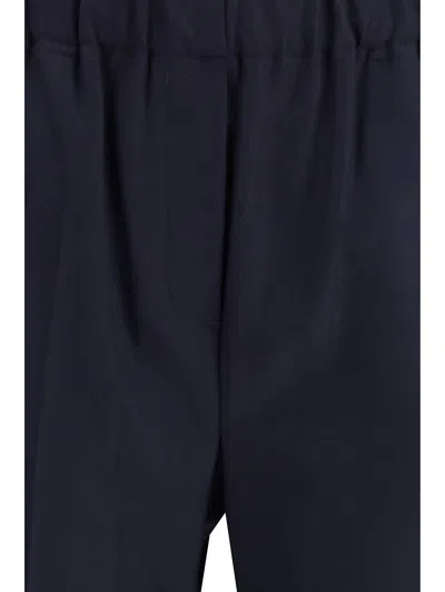 Weekend Max Mara Elasticated-waist Track Pants In Blue