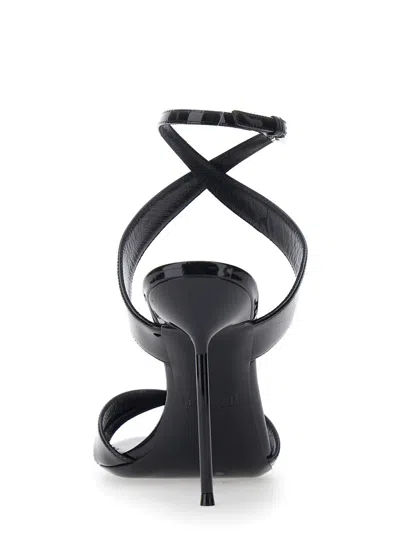 Paris Texas Round-toe High-heeled Sandals In Black