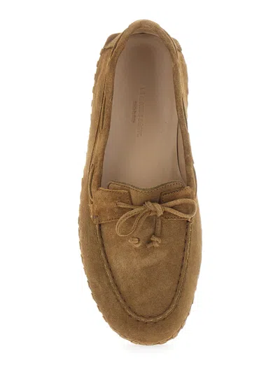Le Monde Beryl Driver Moccasin Woven In Brown
