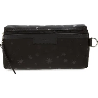 Longchamp Le Pliage Etoiles Cosmetics Case In Black