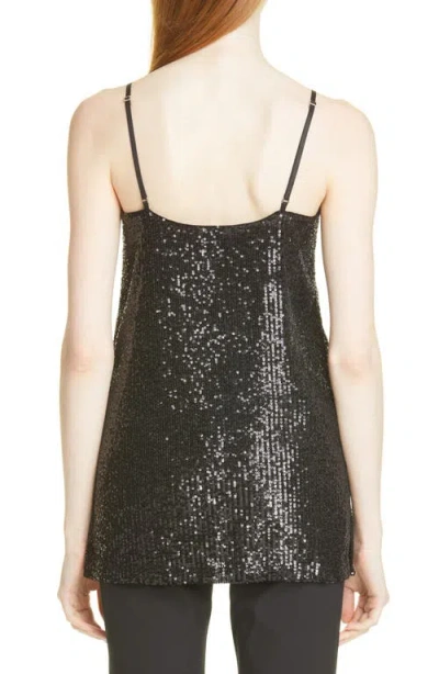 Hugo Boss Boss Essane Sequin Camisole In Black