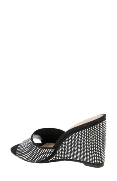 Bcbgeneration Giani Wedge Slide Sandal In Black