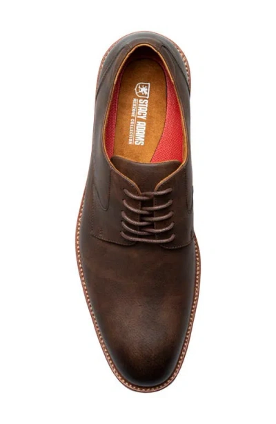 Stacy Adams Vinson Plain Toe Derby In Brown
