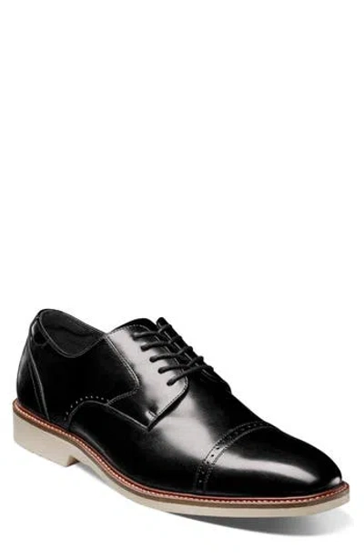 Stacy Adams Vogel Cap Toe Derby In Black