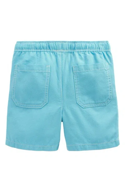 Mini Boden Kids' Pull-on Cotton Shorts In Blue