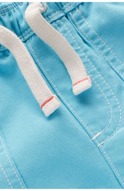 Mini Boden Kids' Pull-on Cotton Shorts In Blue