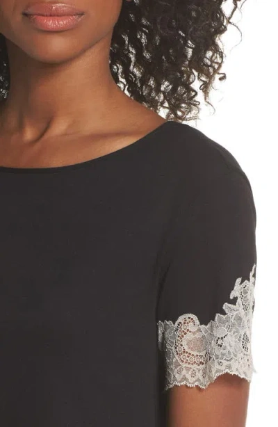 Natori Luxe Shangri-la Pajamas In Black