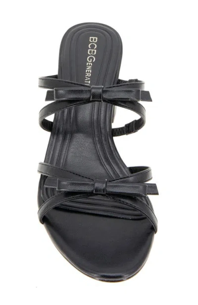 Bcbgeneration Sarina Slide Sandal In Black