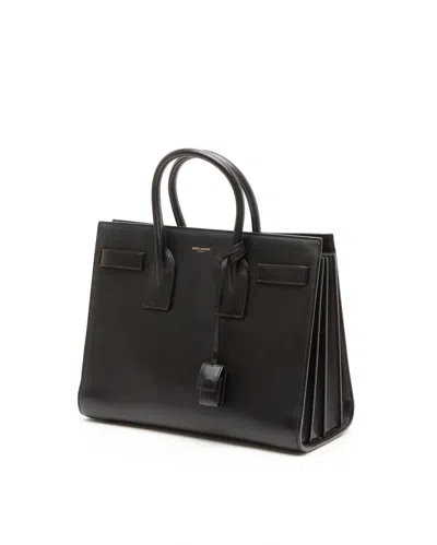 Saint Laurent Small Sac De Jour Bag In Black