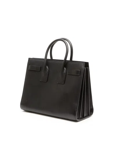 Saint Laurent Small Sac De Jour Bag In Black