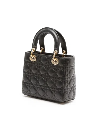 Dior Christian  Small My Lady  Abc Bag In Black