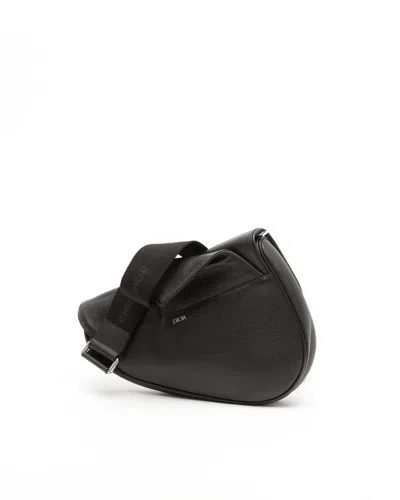 Dior Christian  Homme Saddle Bag In Black