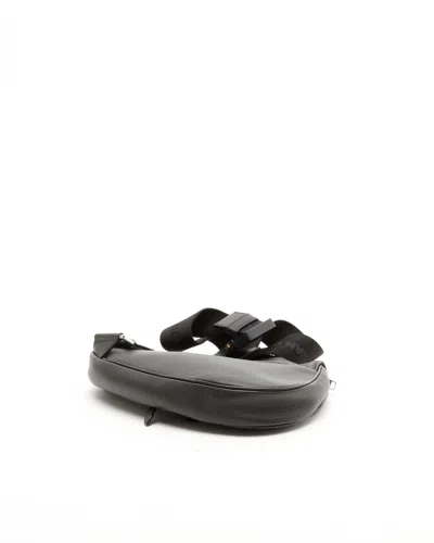 Dior Christian  Homme Saddle Bag In Black